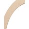 Ekena Millwork 3-inch W x 16-inch D x 22-inch H Thorton Rough Cedar Woodgrain TimberThane Knee Brace, Primed BRCUR03X16X22THRRCPR - alternate 4